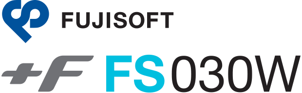 モバイルWi-fiルーター 富士ソフト +F FS030W ロゴ